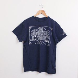 JC Penny Wyoming Shirt Men Large Blue Lifestyle Classics